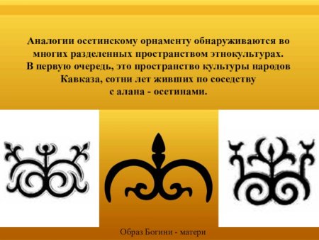 Осетинский орнамент солярный знак