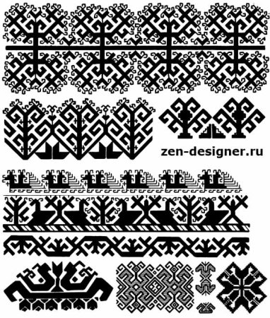 Удмуртия солярный знак белый