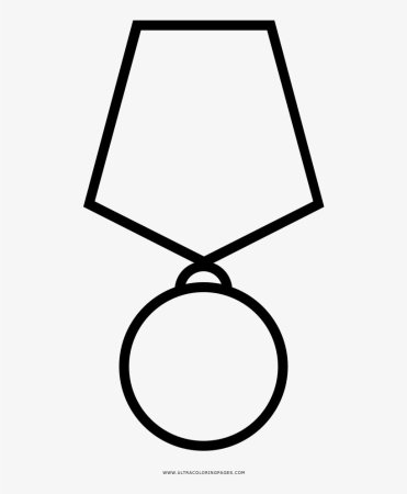Медаль трафарет