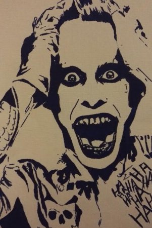 Joker трафарет