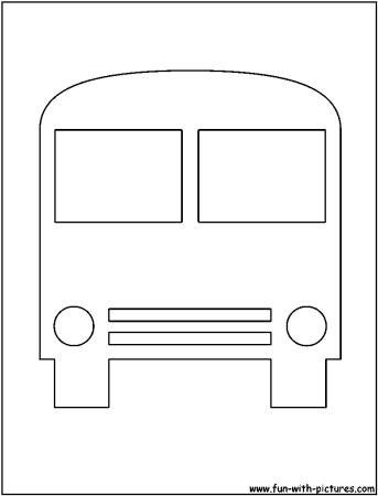 Раскраска автобус ПАЗ 3205