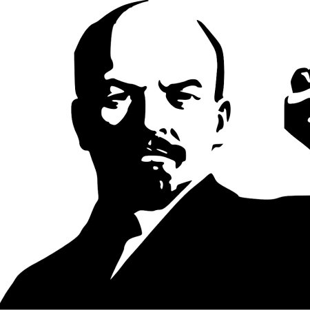 Ленин Маркс и Энгельс в профиль