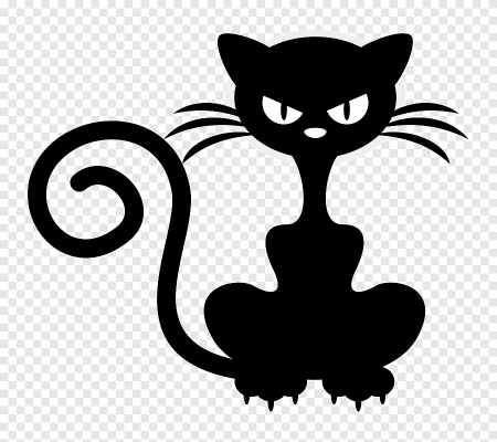 Трафарет кошки