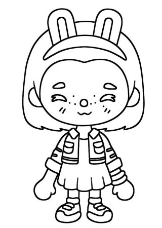 Toca boca раскраска