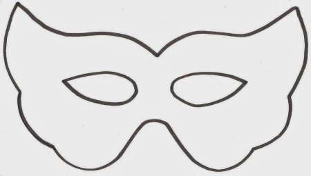 Трафарет маски для лица (48 фото)