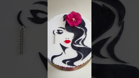 Силуэт лица девушки в профиль