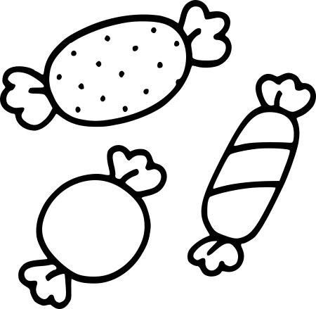 Новогодний леденец раскраска