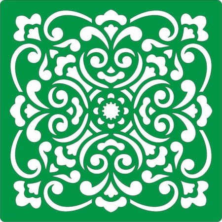 Трафарет плитка азулежу 10х10