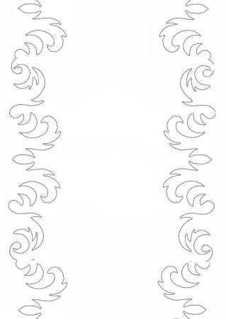 Трафареты на окна уголки