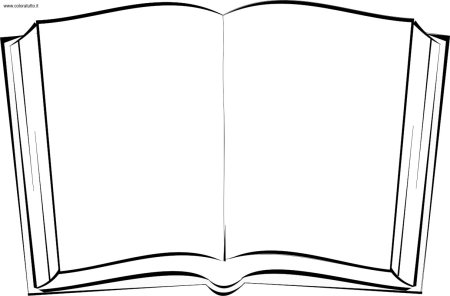 Рисунок раскрытой книги