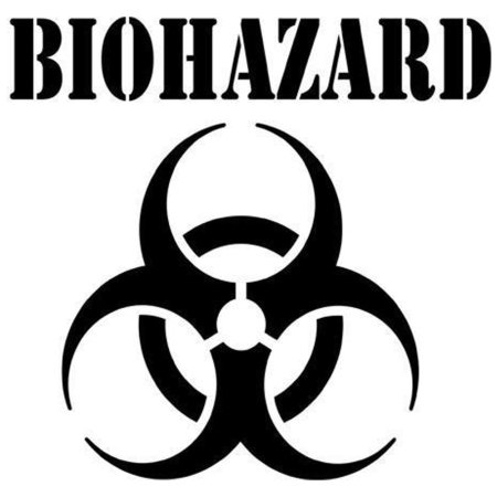 Biohazard надпись