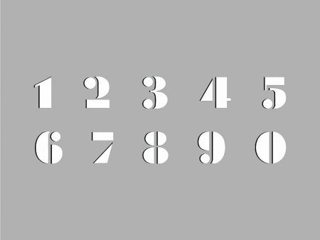 Цифра 2 трафарет для вырезания