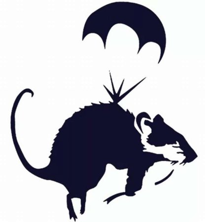 Трафарет крысы (49 фото)