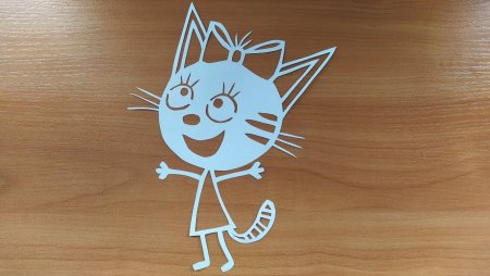 Вытынанки Карамельки три кота