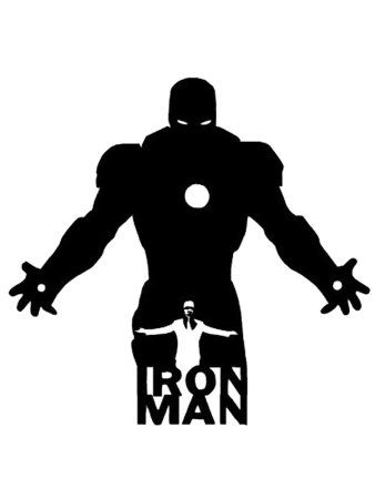 Трафарет Marvel
