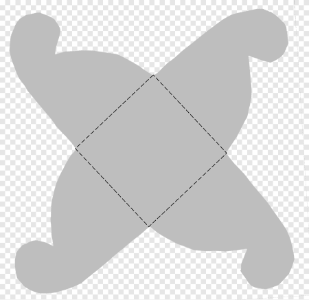 Подарочный короб с разверткой