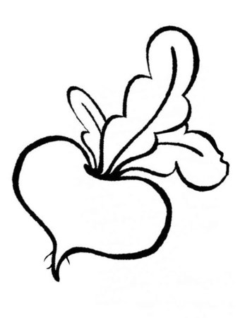 Раскраска Репка из сказки Репка