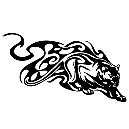 Пантера рисунок тату