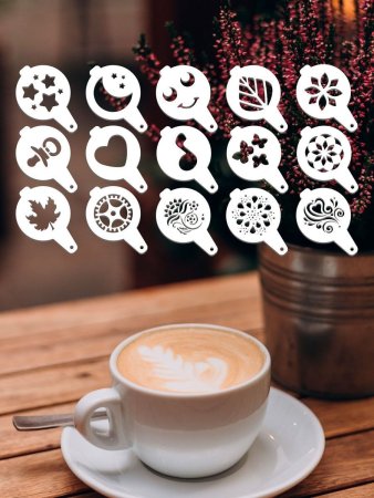 Трафаретки на кофе
