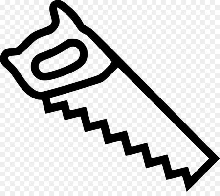 Трафарет пилы для детей