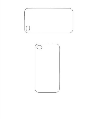 Макеты для чехлов iphone