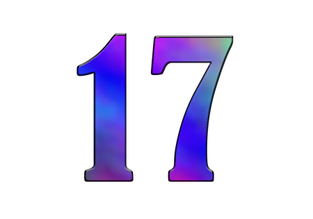 Цифра 18 трафарет