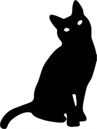 Силуэты котов