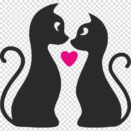 Влюбленные котики