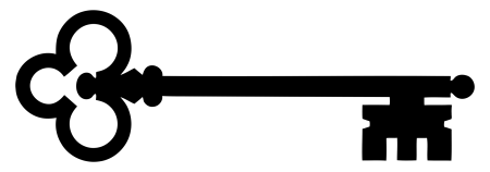 Ключ силуэт