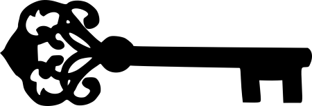 Ключ силуэт
