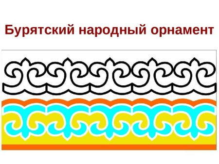 Бурятские национальные узоры