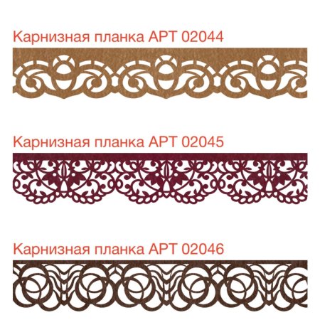 Карнизная планка ажурная