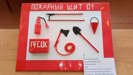 Пожарный щит для лэпбука
