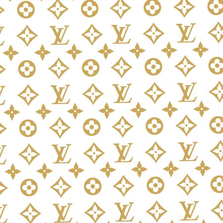 Узор Monogram Louis Vuitton