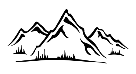 Горы силуэт