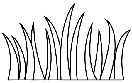 Трафарет травы для вырезания (42 фото)