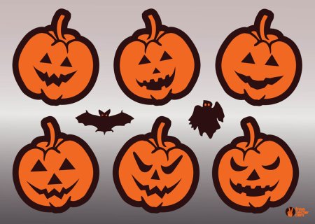 Helloween тыква вектор