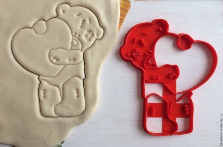 Мишка шаблон для пряника