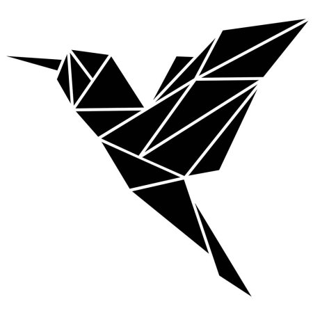Животное из треугольников