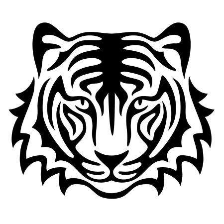 Трафарет тигренка (50 фото)