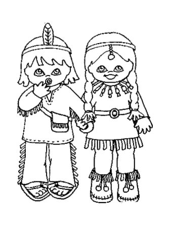 Раскраски народы мира для детей