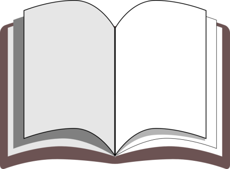 Рисунок развернутой книги