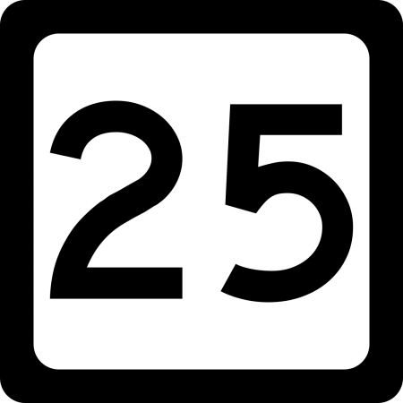 Цифра 25