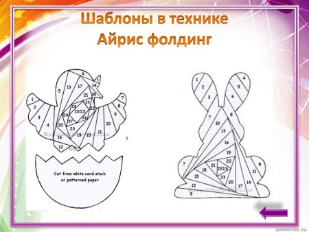 Техника аппликации Айрис-фолдинг