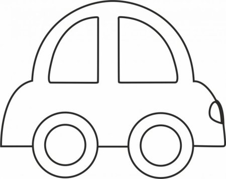 Раскраска для малышей. Машинки