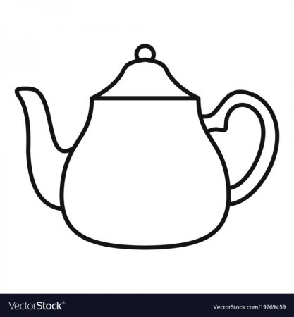 Чайник рисунок