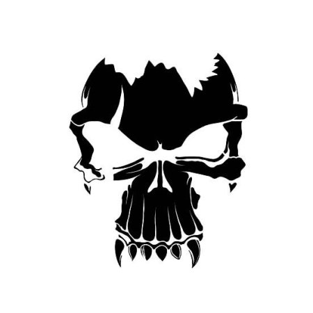 Трафареты черепов для аэрографии