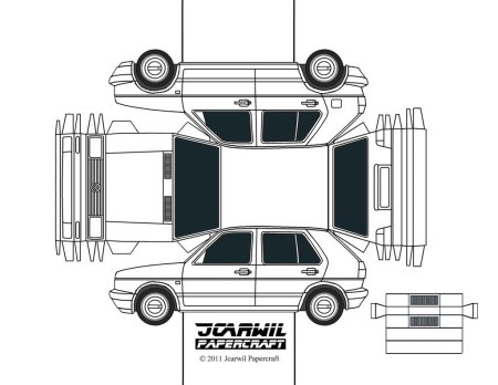 Бумажные машины JCARWIL Papercraft