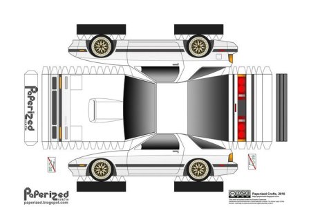 Mazda rx7 Papercraft