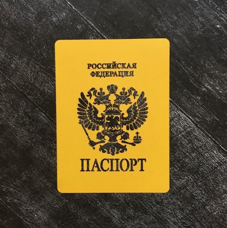 Трафарет "паспорт"